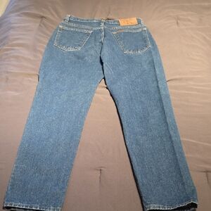 Calvin Klein Jeans Women's Straight Leg Medium Blue Denim